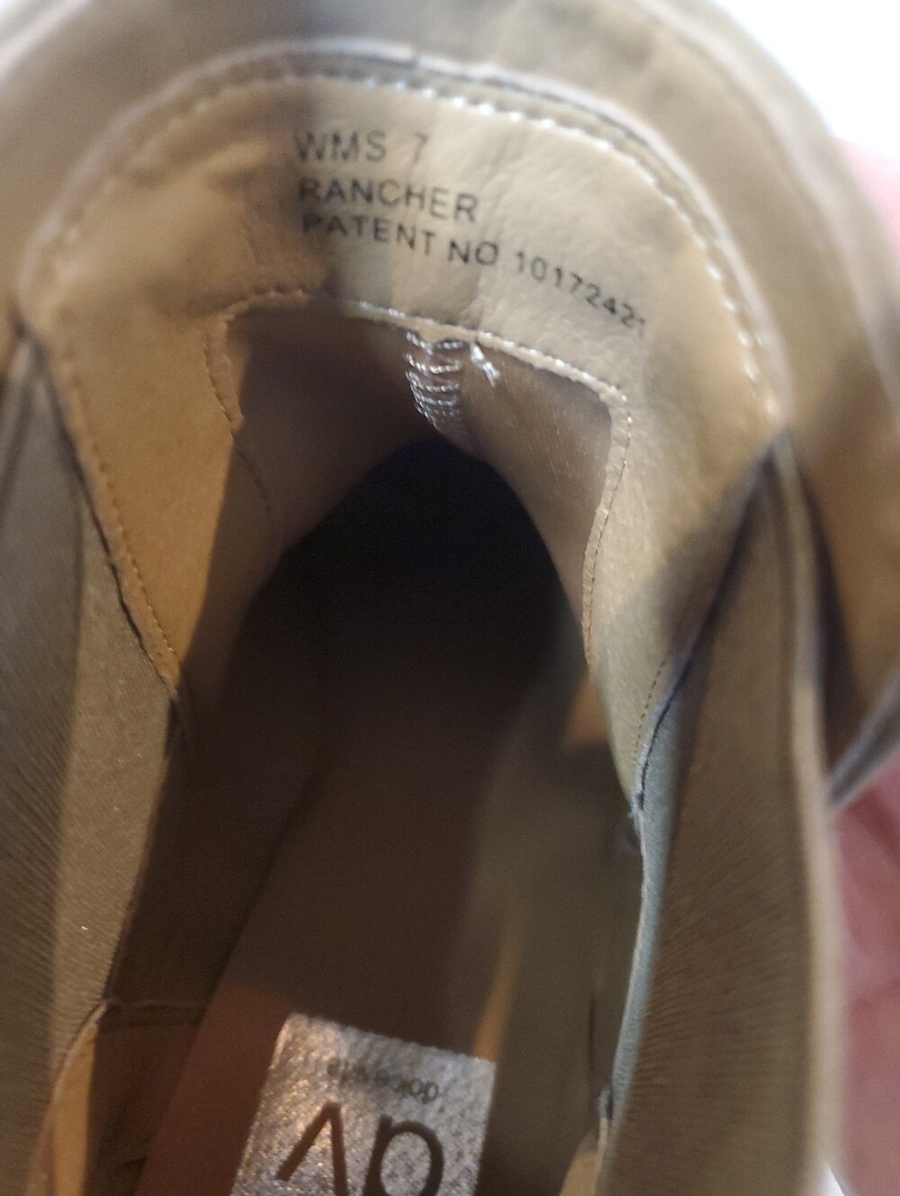 DV by Dolce Vita Women's Rancher Wedge Platform Taupe Brown Boot Size 7 Slip On - Picture 7 of 9
